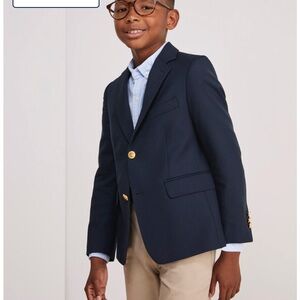 Vineyard Vines Kids' Stretch Navy Wool Blazer